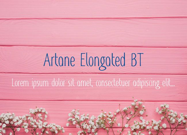 Artane Elongated BT example